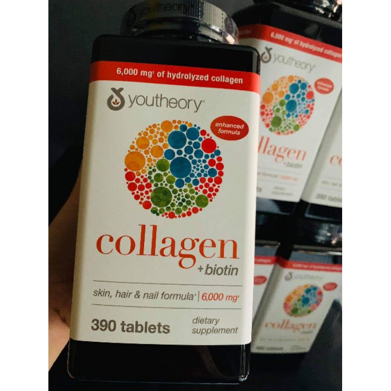 Youtheory Collagen + Biotin 390 tablets (ORIGINAL) Shopee Philippines