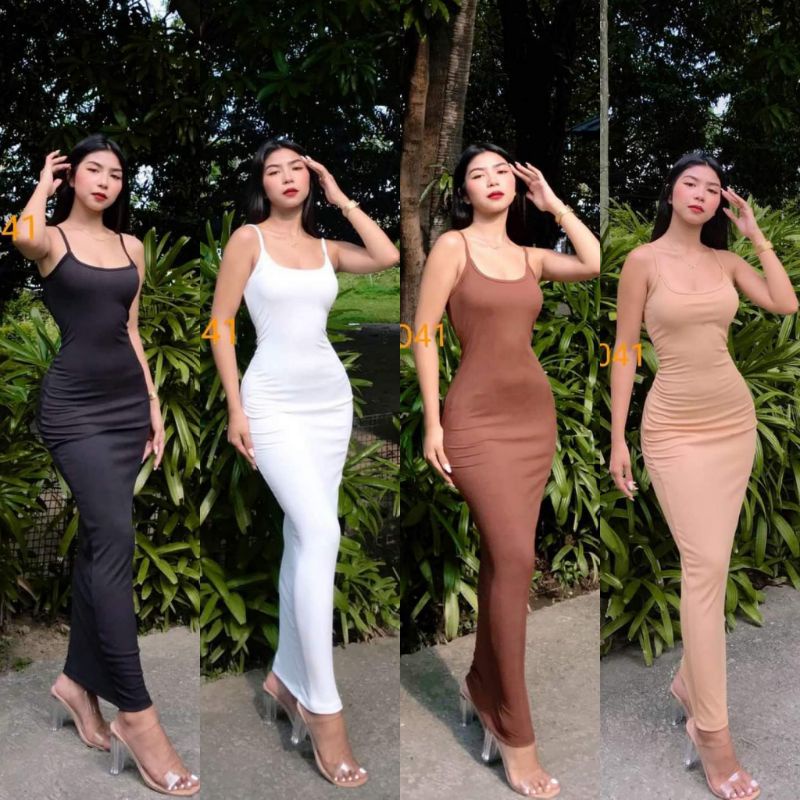 long dress shopee long dress white dress for woman casual dress plus size dress for civil  wedding formal dress elegant