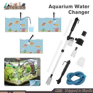 Aquarium Fish Tank Electric Water Changer Gravel Cleaner Siphon Kit