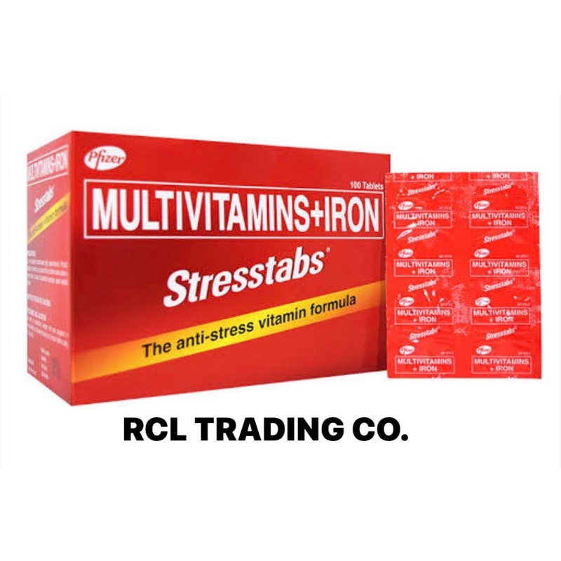 STRESSTABS MULTIVITAMINS PLUS IRON (sold per pc) Shopee Philippines
