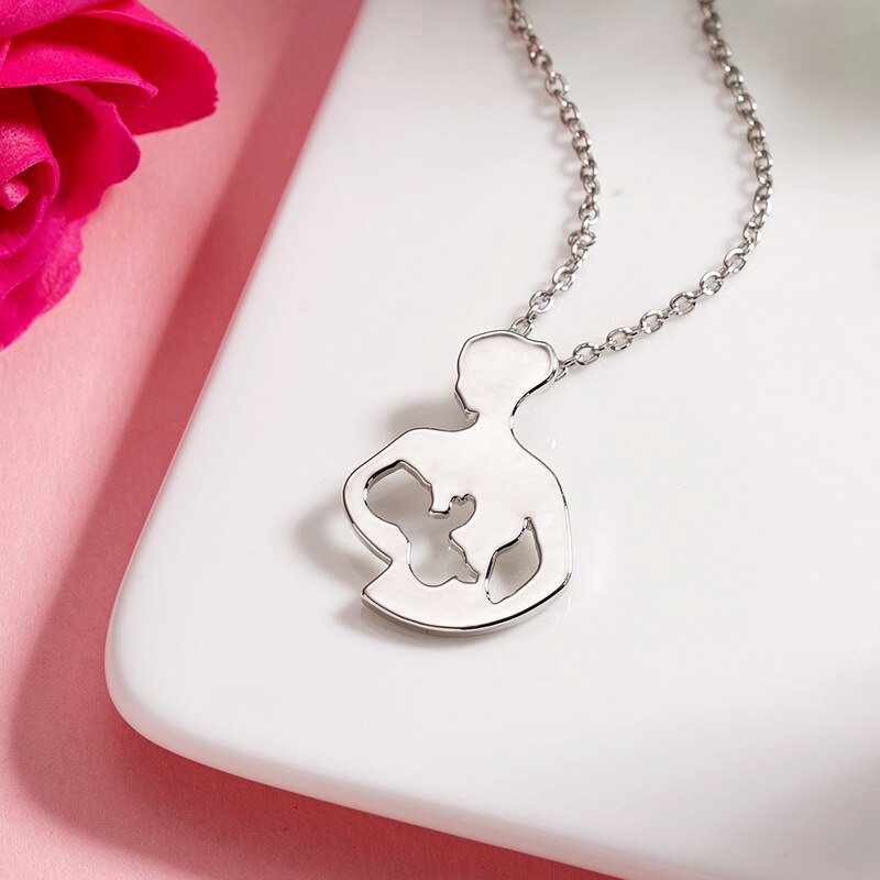 mother baby pendant