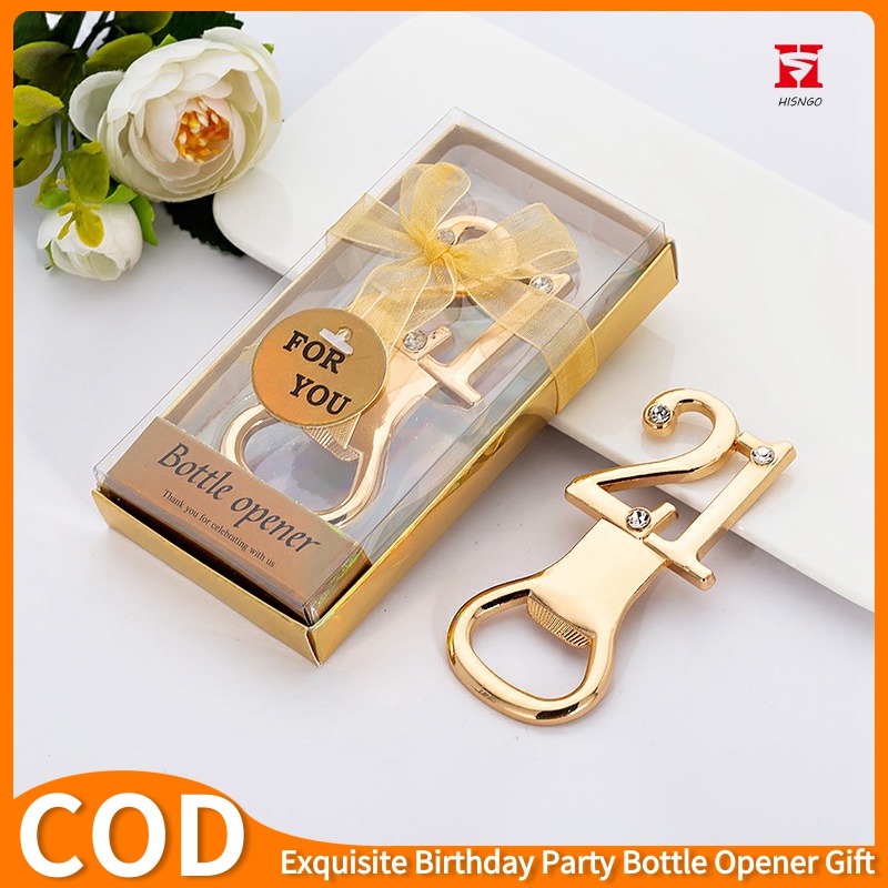 HSG* 21 Birthday giveaways Anniversary Gifts Bottle Opener Souvenir for ...