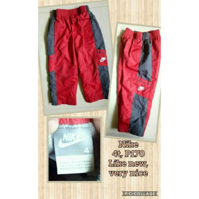 4t nike pants