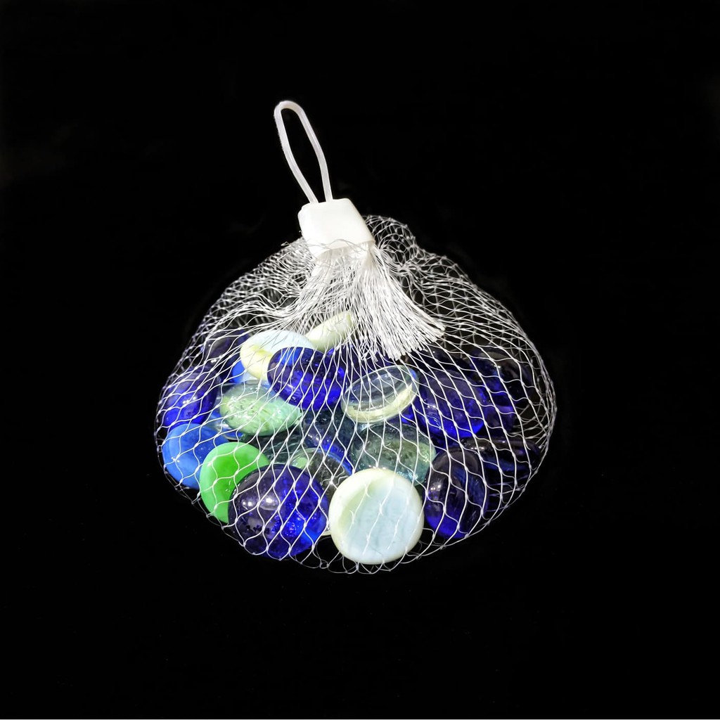 COD 36 Pcs Assorted Plain FLAT Clear Glass Marble Vintage Game Mancala