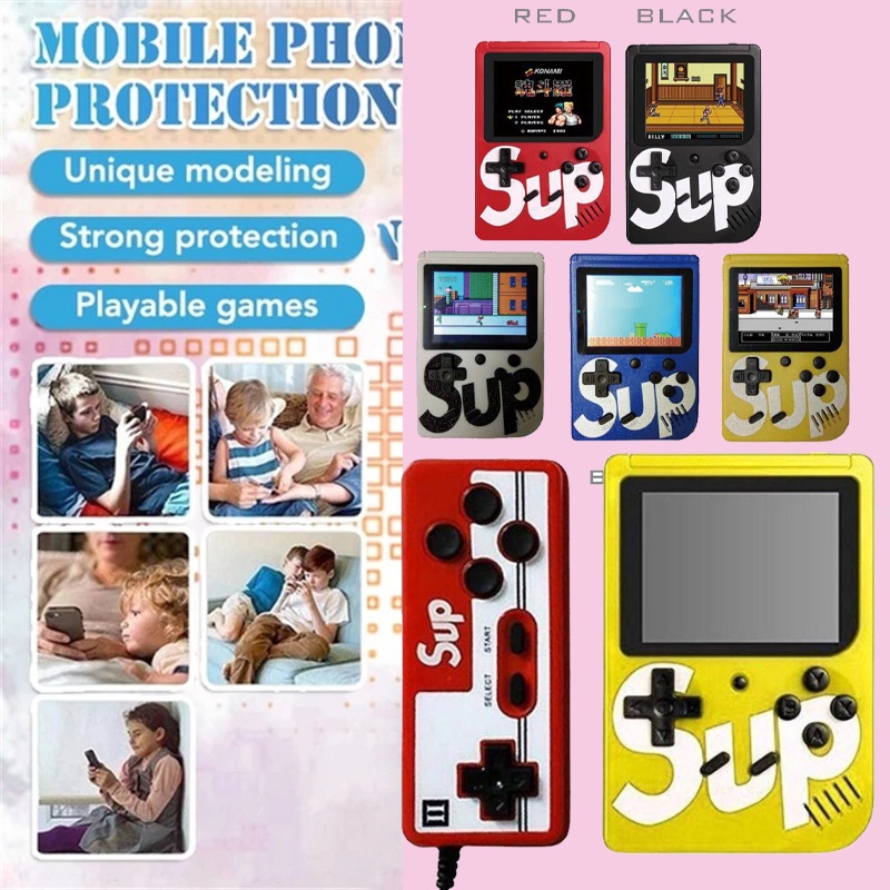 Retro portable mini handheld video game console 8bit builtin color