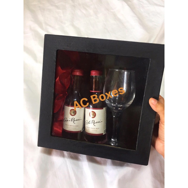 Paper Mache Hard box Window acetate Shopee Philippines