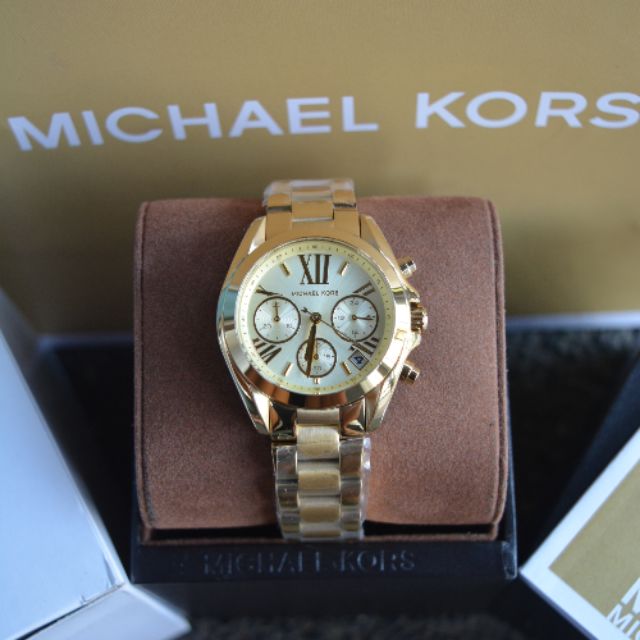 michael kors bradshaw watch gold