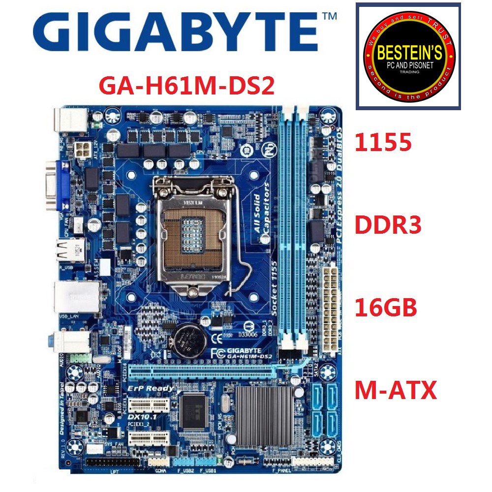 تعريفات Motherboard Inter H61M : B75m Plus Motherboards ...