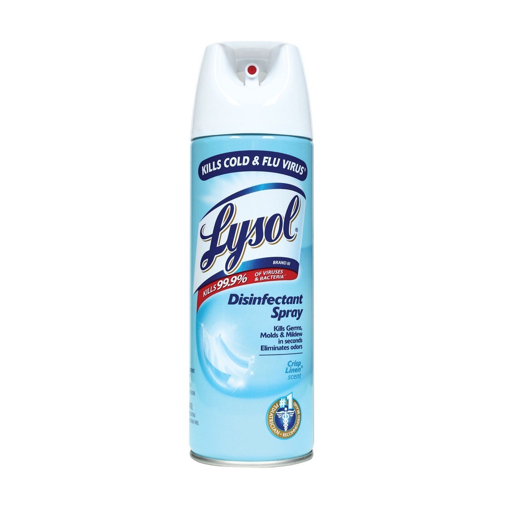 Lysol Disinfectant Spray Crisp Linen 340g Shopee Philippines