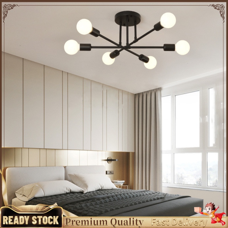 Ceiling Light Modern Industrial Style 6Light Chandelier Light Fixture