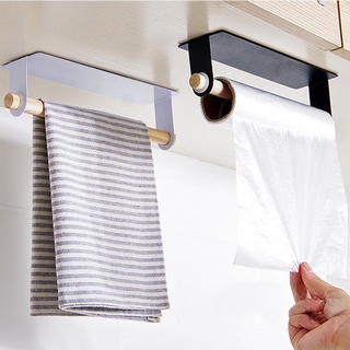 OFNATURE Kiitchen Rack Hanger for Tissue Paper Roll Towel Rack Screwless Hanger Hook #3