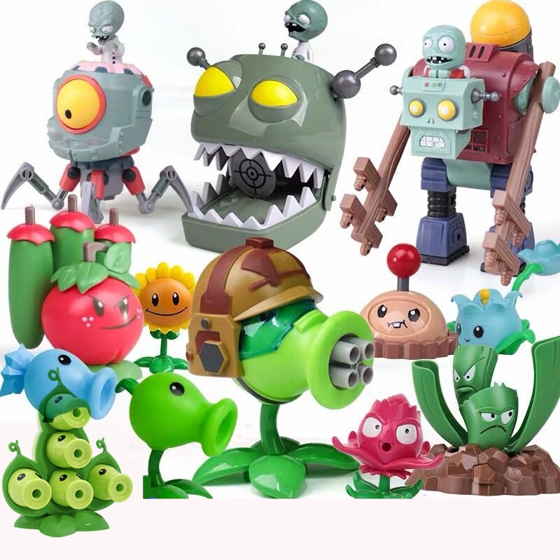 Genuine Plants vs Zombies Toys Lurk Celery Noble Banner Zombie Mecha