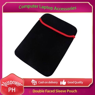 Double Faced Laptop Pouch laptop case Sleeve Black