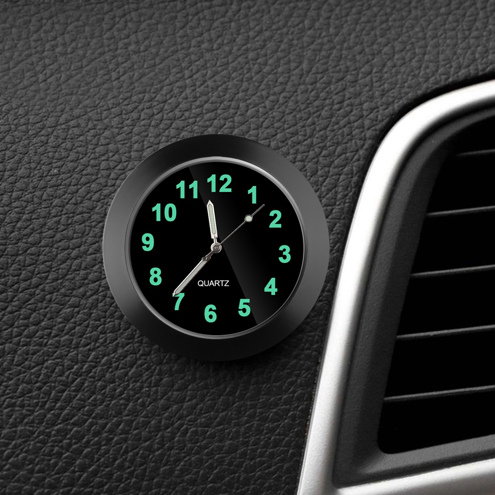1.6 Diameter ONEVER Car Clock Mini Vehicle Dashboard Clock 