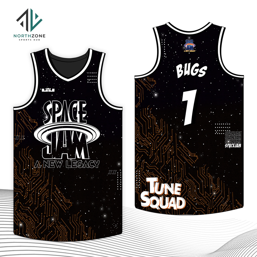 SpaceJam Basketball Jersey TuneSquad 6 James Top Shorts Goon Squad