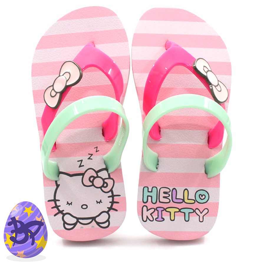  Hello Kitty Flip Flops  for Kids Zzz Baby Pink Shopee 