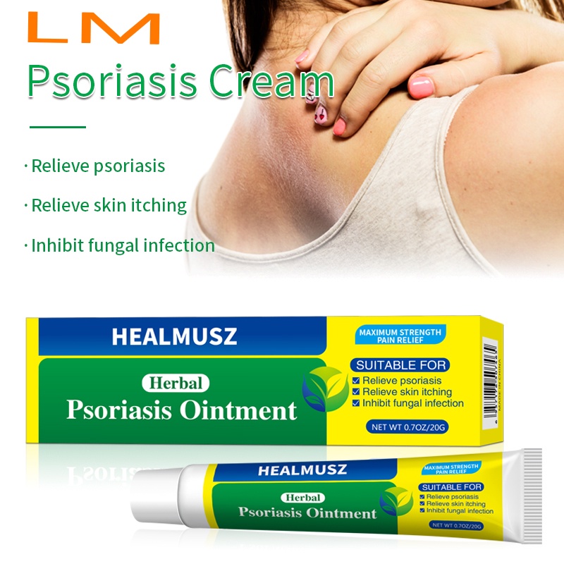 LM 20g Skin Psoriasis Cream Dermatitis Eczema Pruritus Foot Eczema Rash Skin Care Ointment