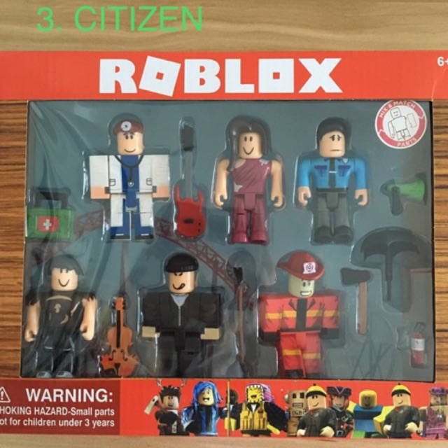 Toys Roblox Robot Riot Citizens And Champions Shopee Philippines - roblox champions figures robux gift card