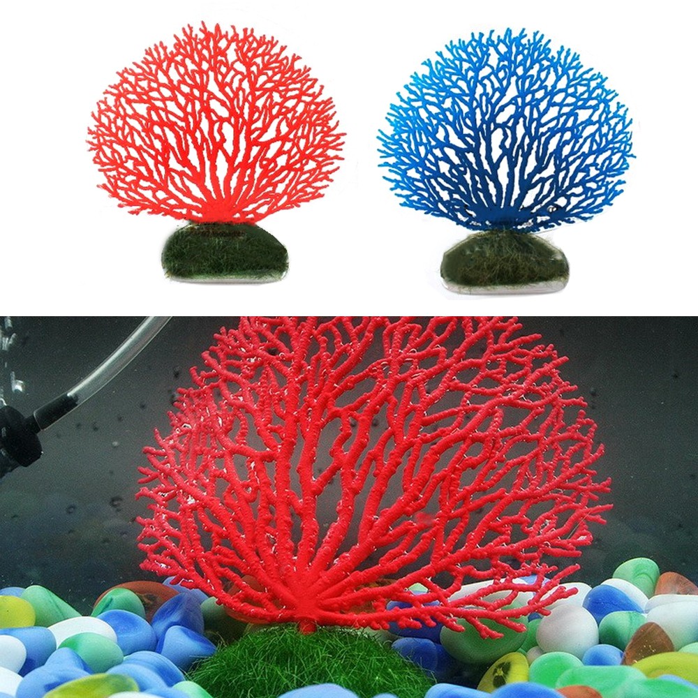 Plastic Aquarium Fish Tank Artificial Coral Decoration Ornament