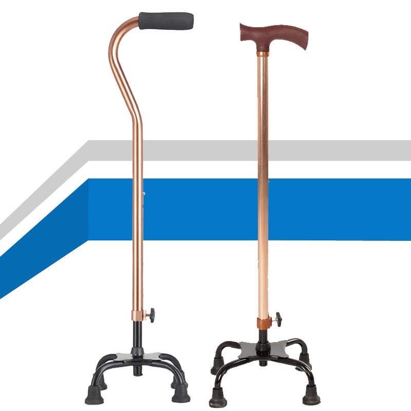 Aluminum alloy fourcorner cane cane Fourlegged cane cane cane for the