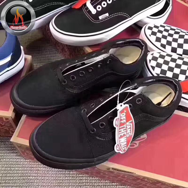 vans old skool canvas black