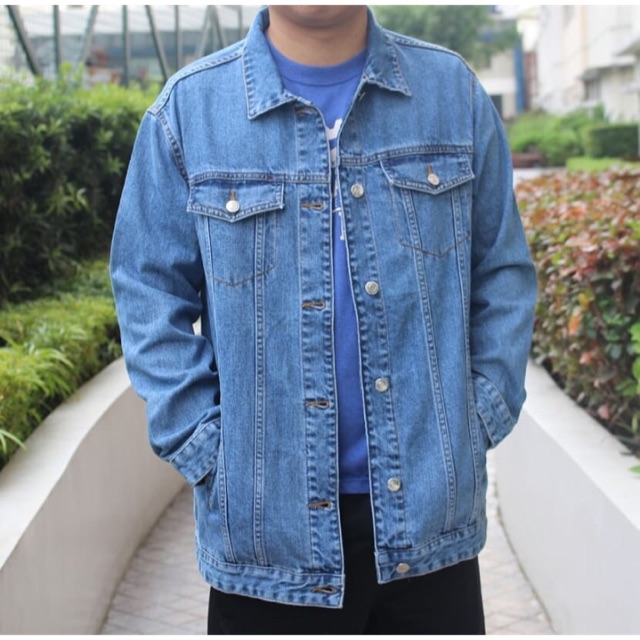 pull and bear denim jacket men