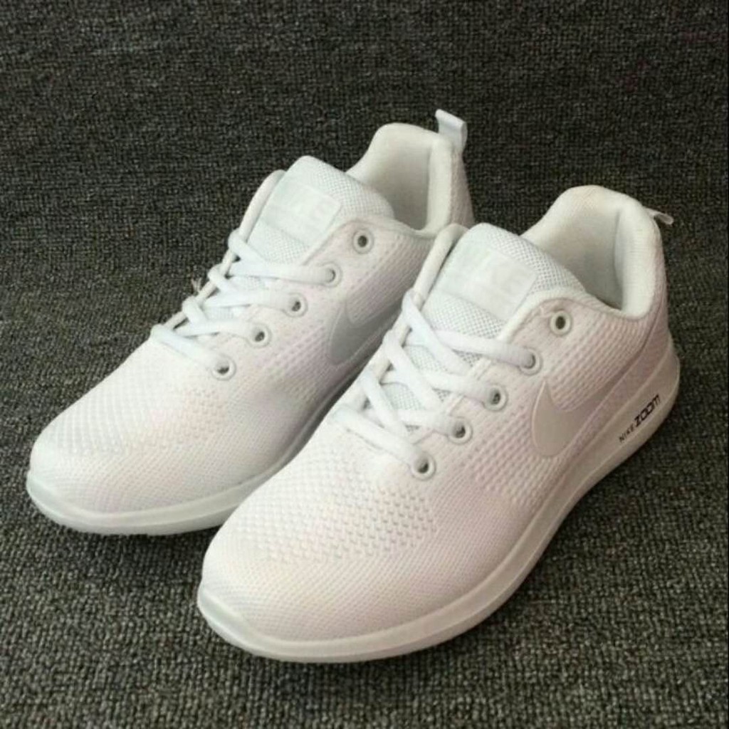 rubber shoes white nike