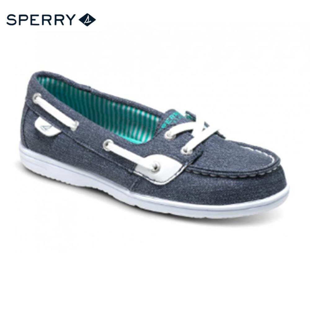 sperry denim shoes