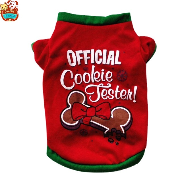 Petmall Christmas Dog Clothes Cotton Pet Clothing For Small Medium Dogs #4