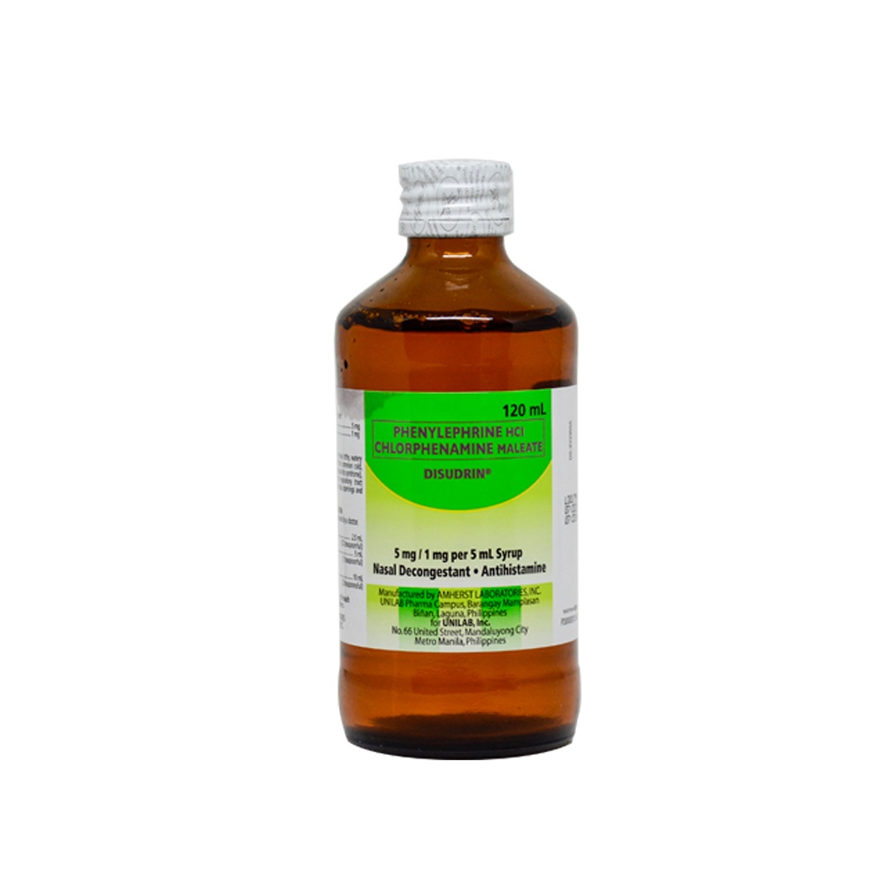 DISUDRIN SYRUP 120ML Shopee Philippines
