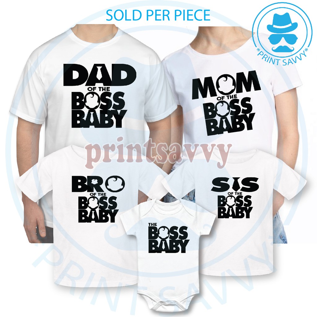 boss baby birthday shirt