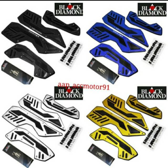 Bordes Carpet Footrest All New Nmax 2020 Black Diamond Shopee Philippines