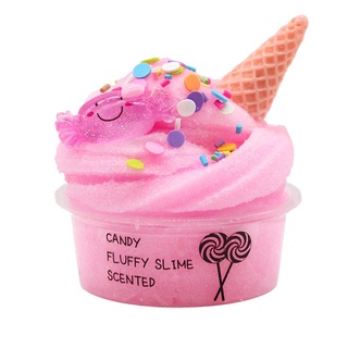 100ml Slime Kit Adult Kid Cute Candy Ice Cream Slime Clay Plasticine ...