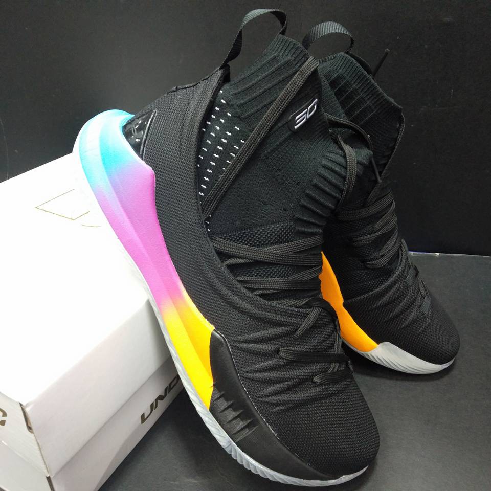 Curry 5 black rainbow new arrivals