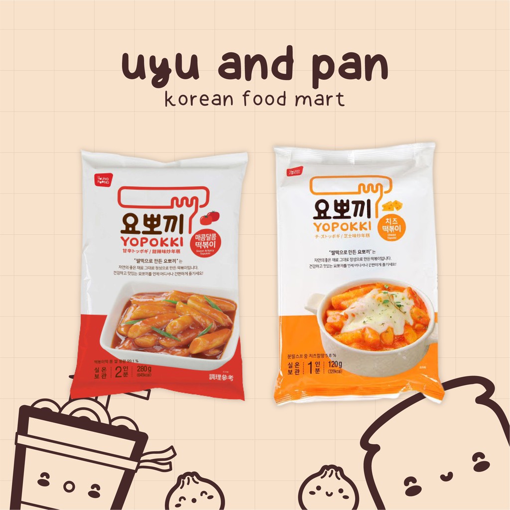 Young Poong Yopokki Sweet And Spicy / Cheese 140g (Pouch) | Shopee ...