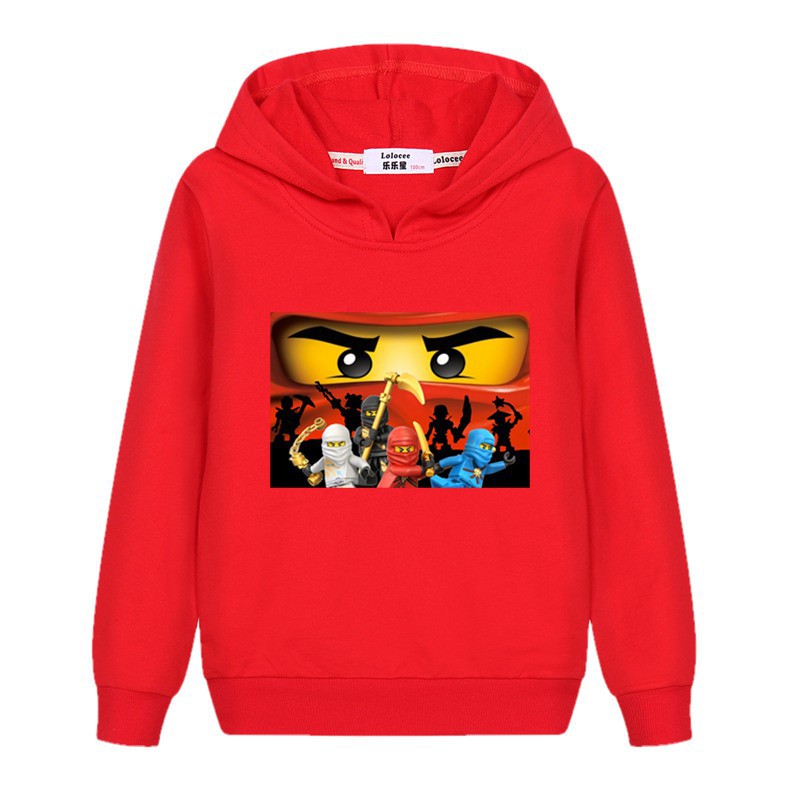 Ninjago Boy Long Sleeve Hoodie Pullover Sweatshirt BasicCoat | Shopee ...