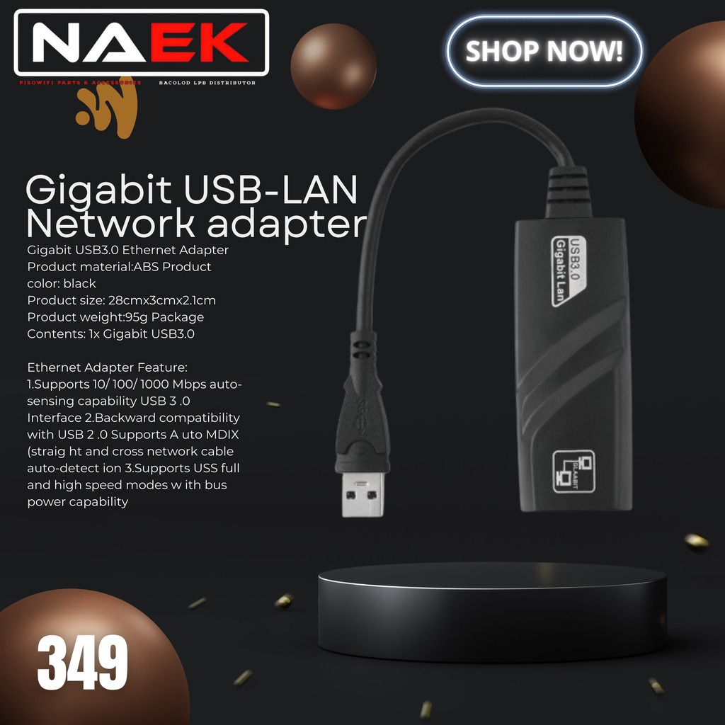 Usb To Mbps Gigabit Rj Ethernet Lan Network Adapter Shopee Philippines