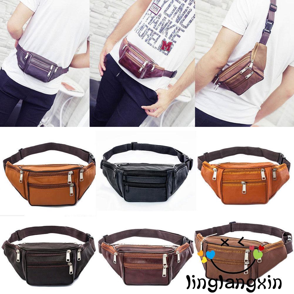 leather fanny pack mens