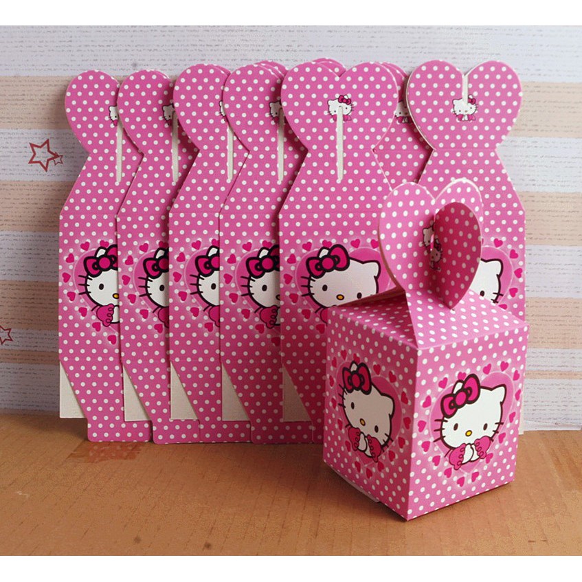 Shop8 : 6 pcs HELLO KITTY CANDY GIFT BOX SQUARE LOOT BOX | Shopee ...