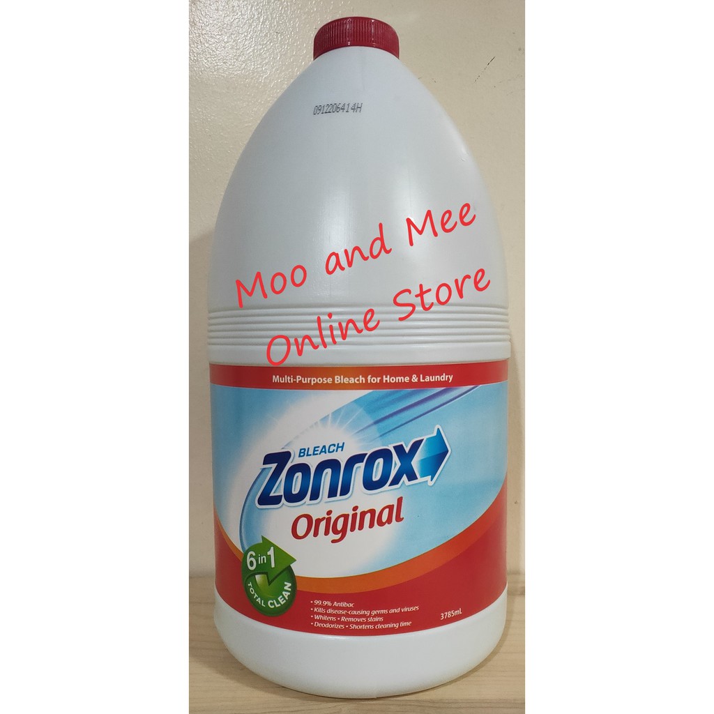 Zonrox Bleach Original (3785ml) 1 Gallon Shopee Philippines