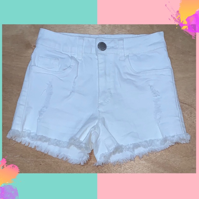 white denim shorts kids
