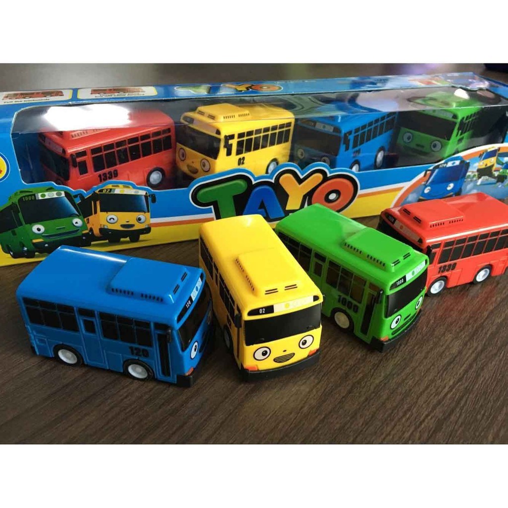 The Little Bus TAYO Special Set 4 pcs Toy Ship from USA Tayo Rogi Gani Rani