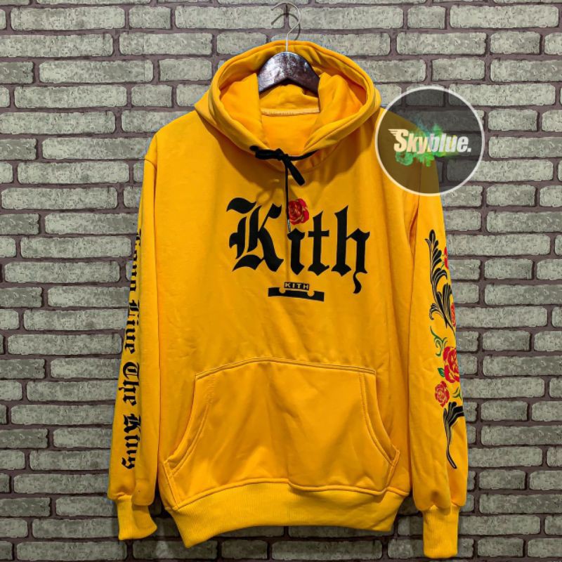 kith rose hoodie