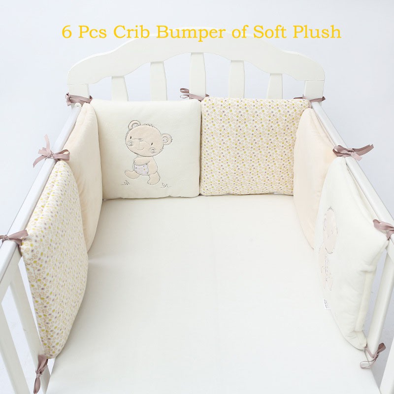 Infant Crib Bumper Bed Protector Baby 