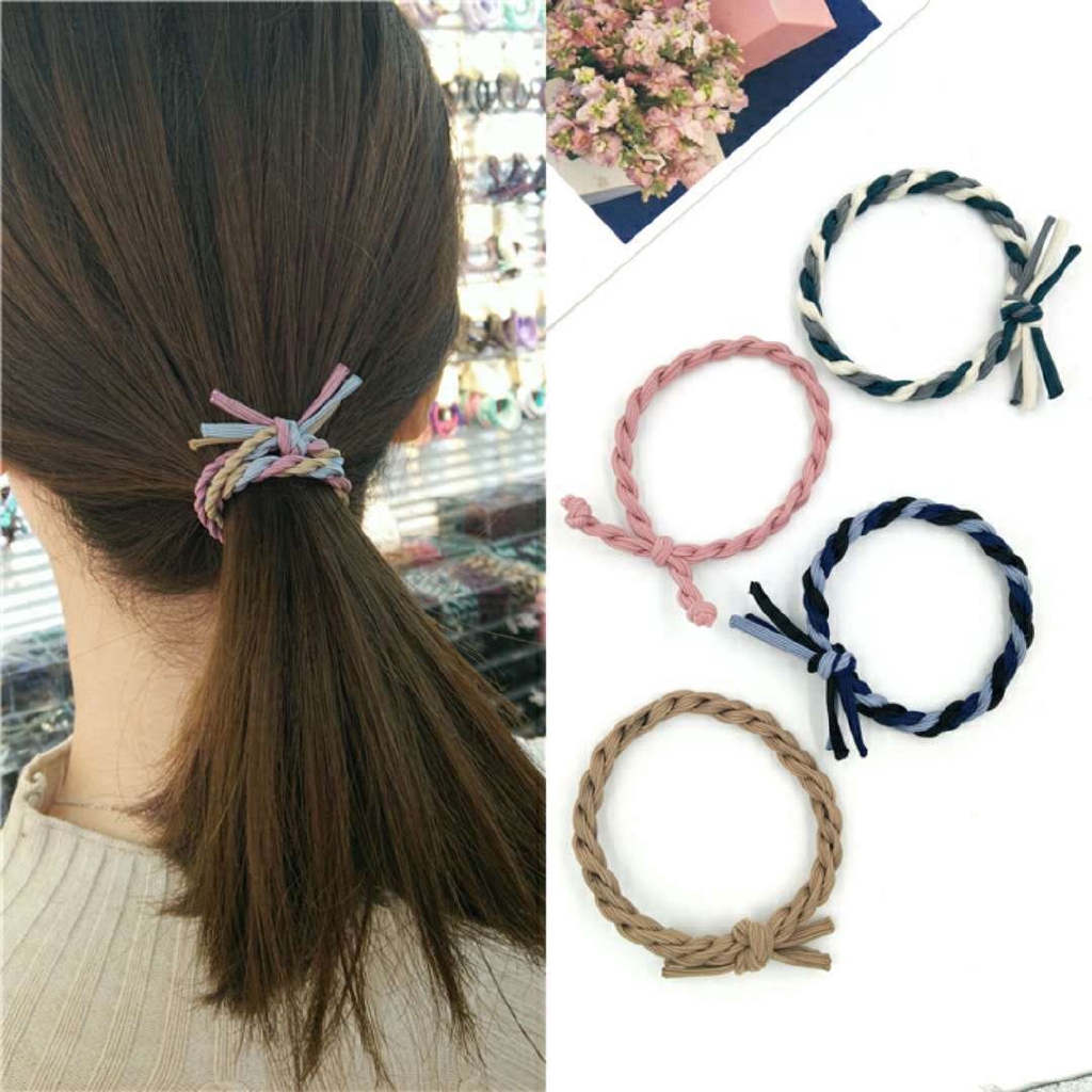 Cheap 10pcs Set Hair Ties Ponytail Girls Hair Band Braided