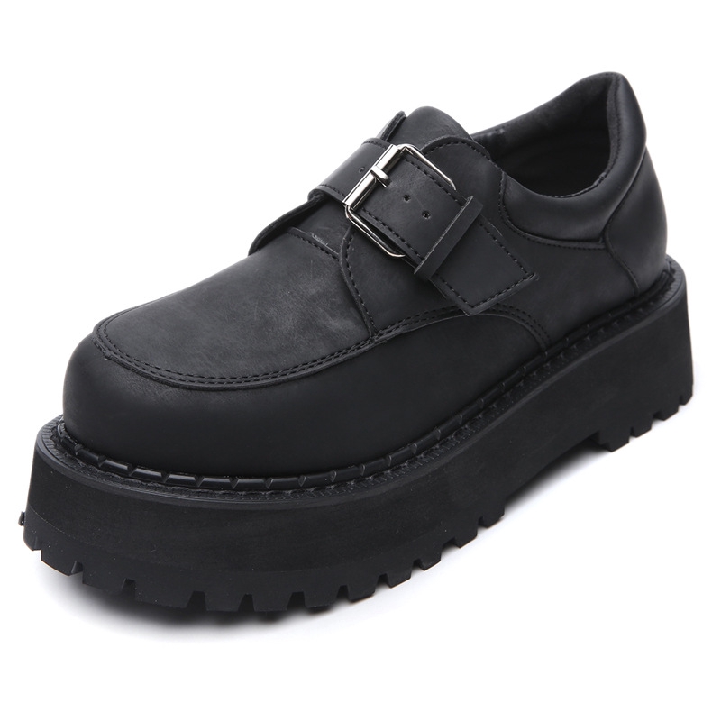 buckle platform shoes