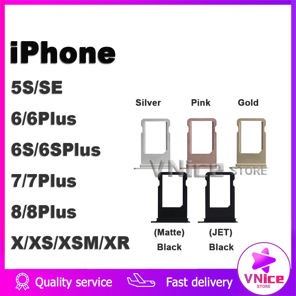 SIM Card Tray IPhone 5/5s/SE/6/6s/6p/Plus Original Parts Replacement
