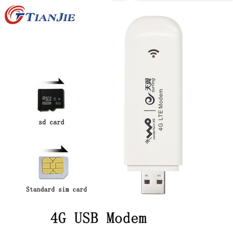 4G USB Modem Mobile Network Wireless Adapter Cat 3 100 Mbps Broadband