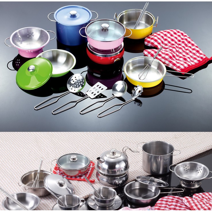 kitchen set toys steel