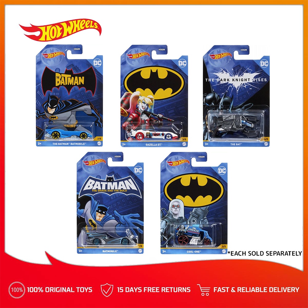 Hot Wheels Batman Themed Series Vehicle for Boys 5 years and above Car toy  for boys | Shopee Philippines